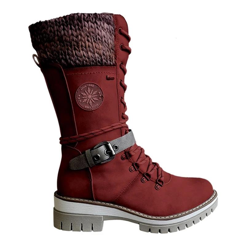 Arden Lane | Waterproof Mid-Calf Lace-Up Boots