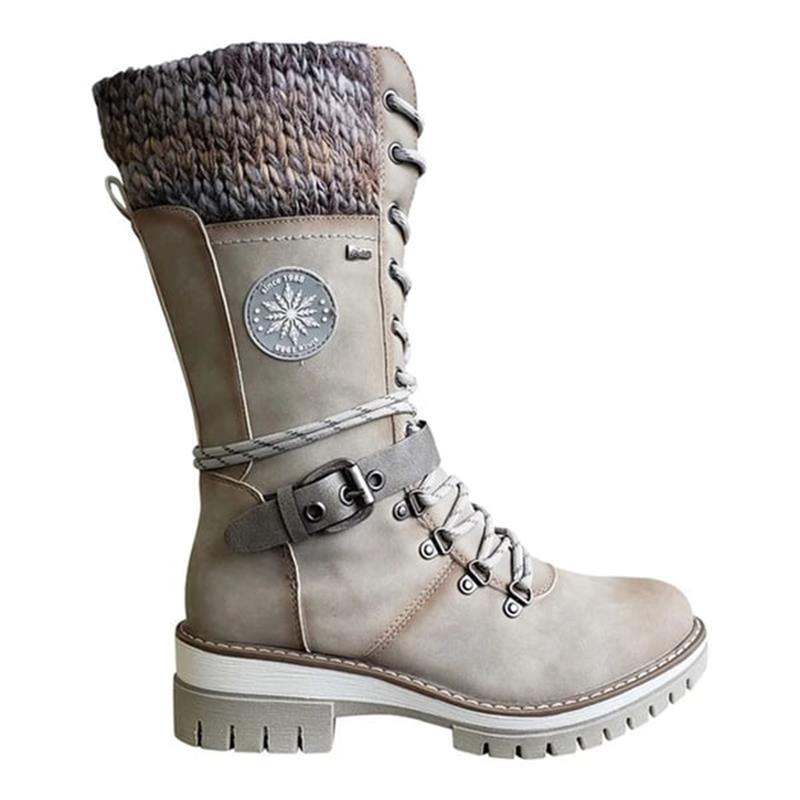 Arden Lane | Waterproof Mid-Calf Lace-Up Boots