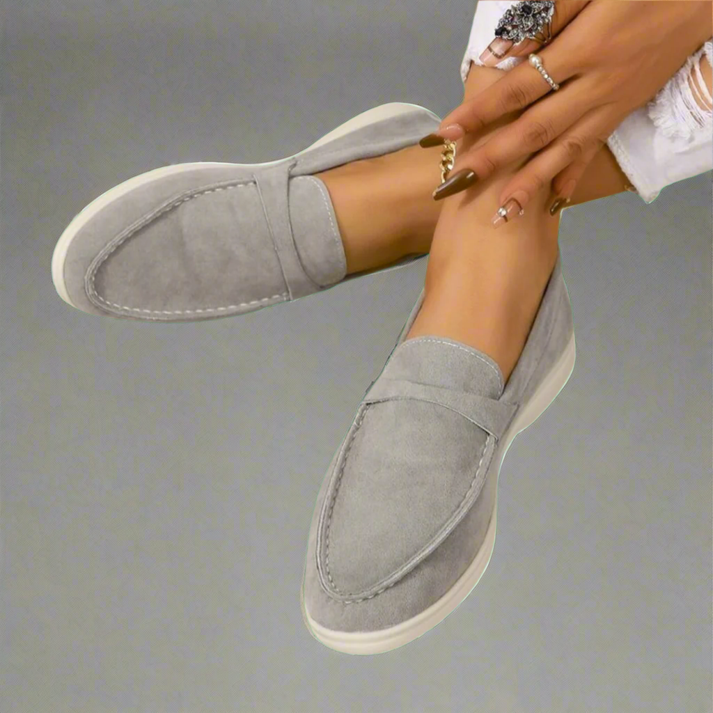 Talia | Handcrafted Elegant Suede Loafers