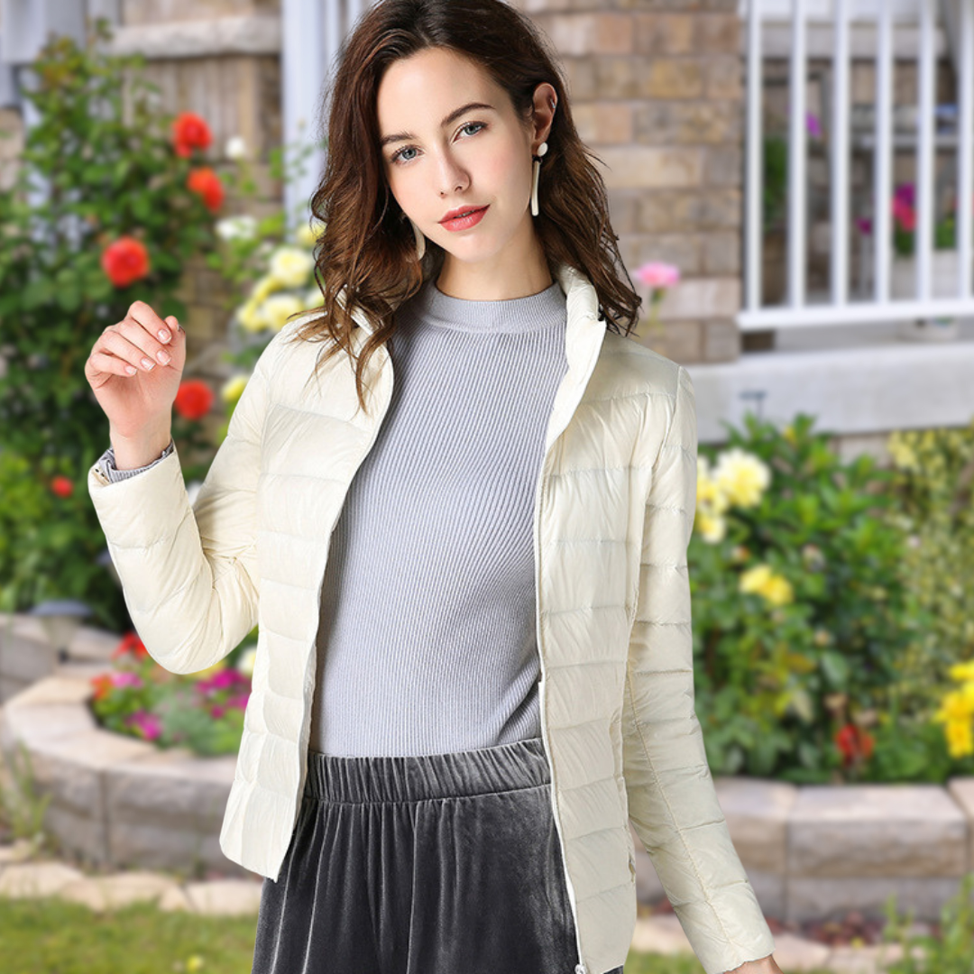 Talia | White Down Waterproof Jacket