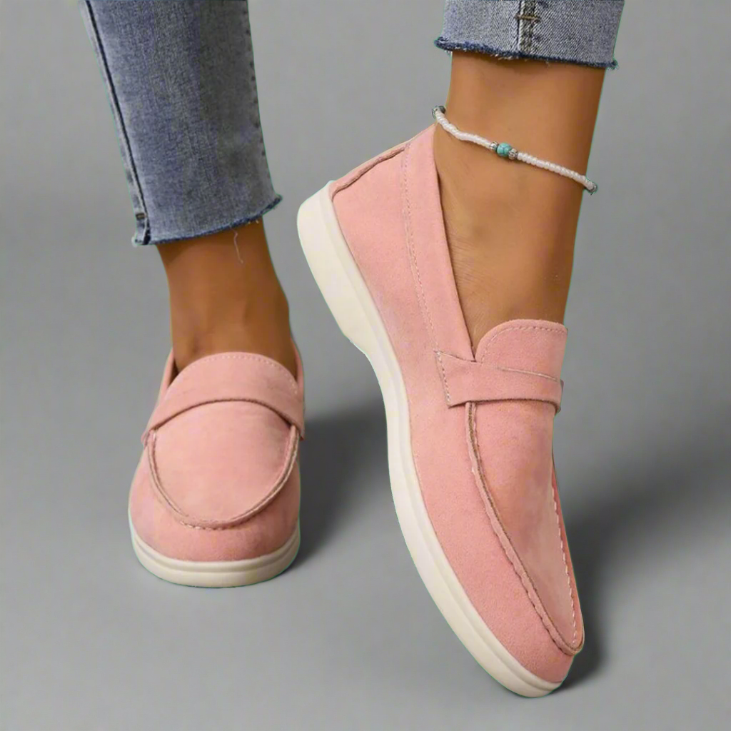 Talia | Handcrafted Elegant Suede Loafers