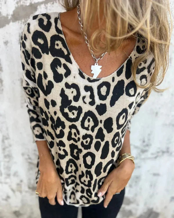 Talia | Leopard Print Shirt