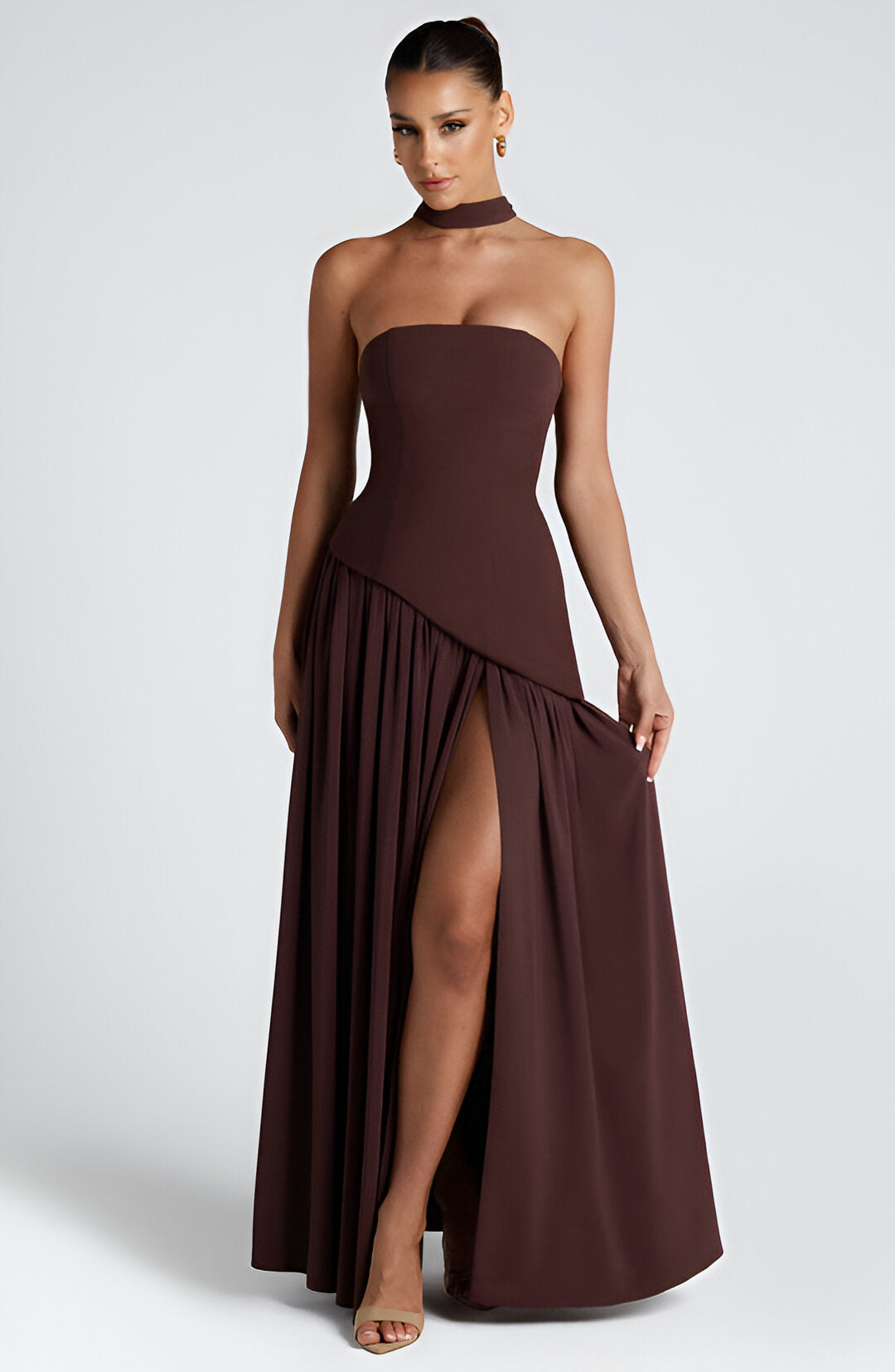 Talia | Radiant Strapless Evening Gown