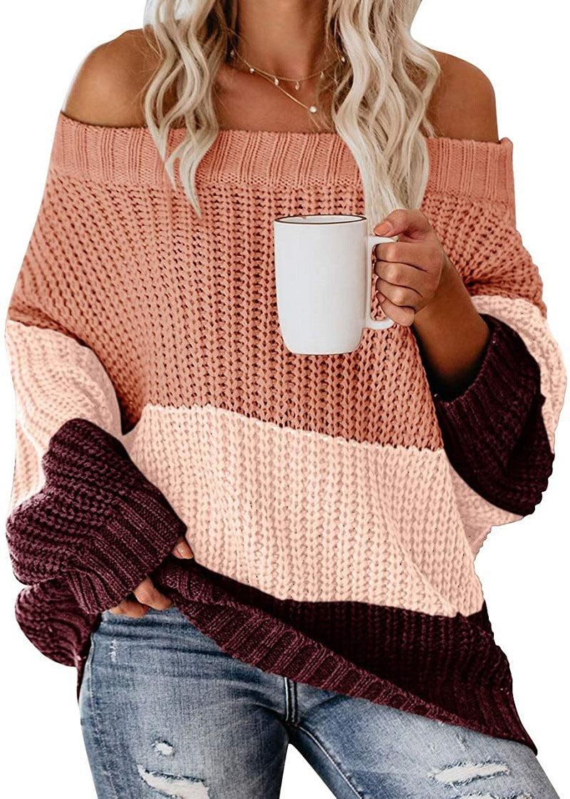 Talia | Off Shoulder Casual Long Sleeve Sweater
