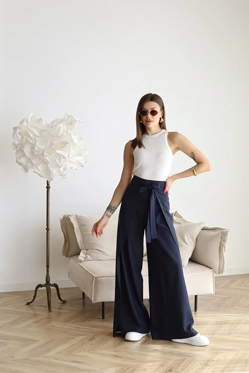 Talia | Women’s Wide-Leg Linen Pants
