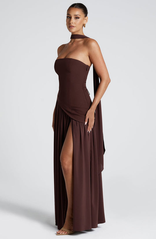 Talia | Radiant Strapless Evening Gown