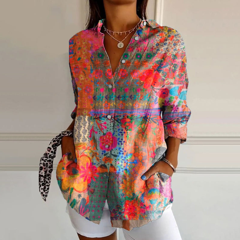 Talia | Floral Blouse