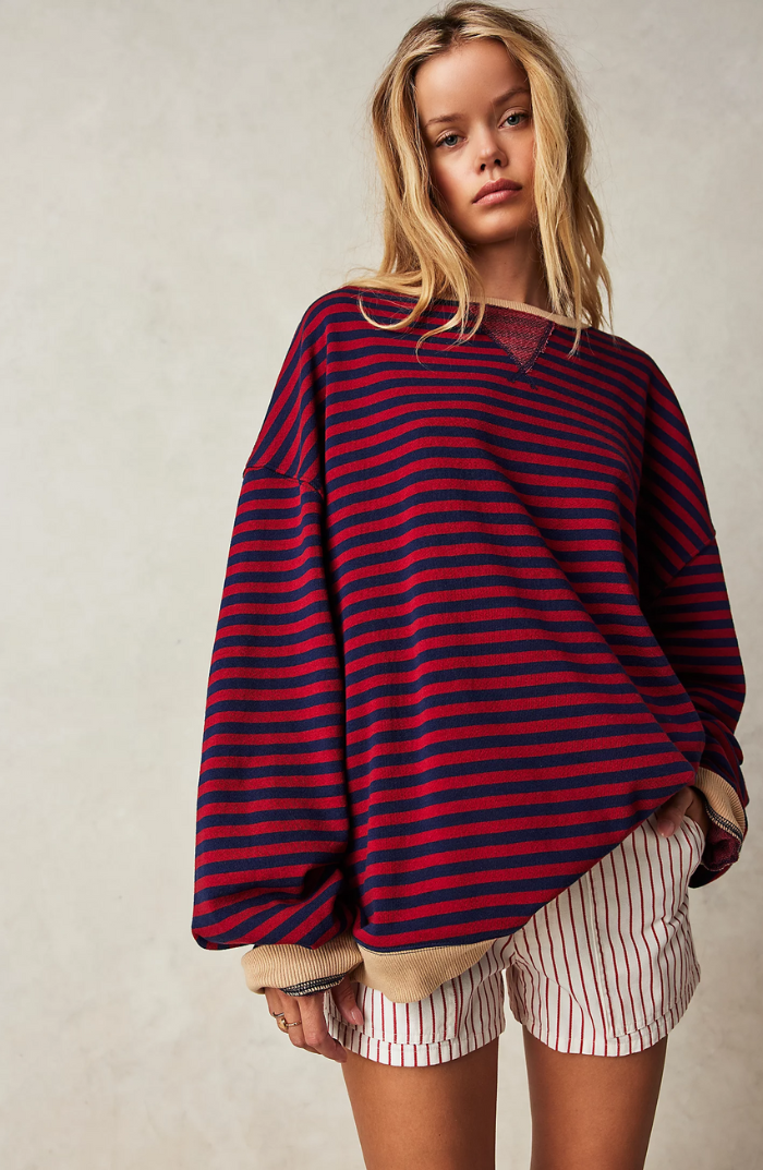 Talia | Striped Oversized Sweater
