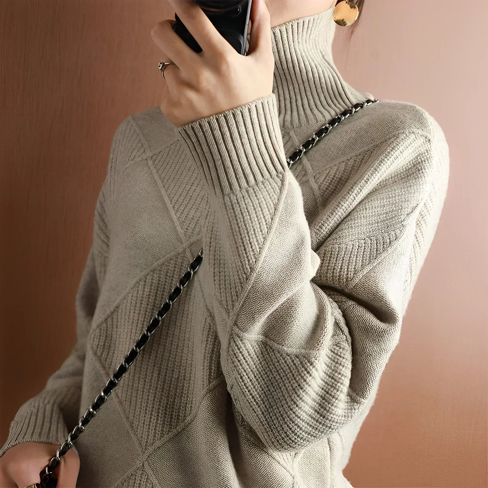 Talia | Chunky Turtleneck Sweater