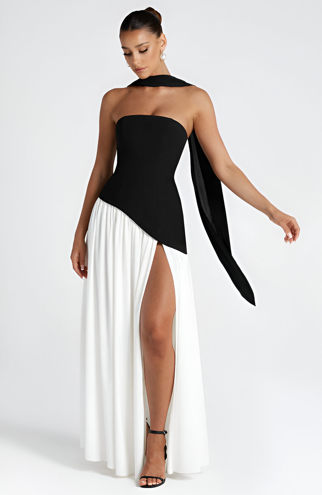 Talia | Radiant Strapless Evening Gown