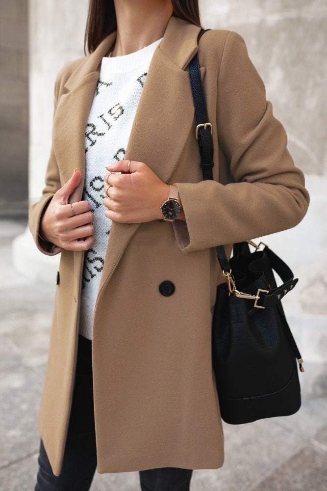 Talia | Elegant Lapel Coat