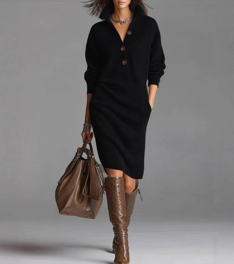 Arden Lane | Warm Knitted Dress, Elegant and Comfortable