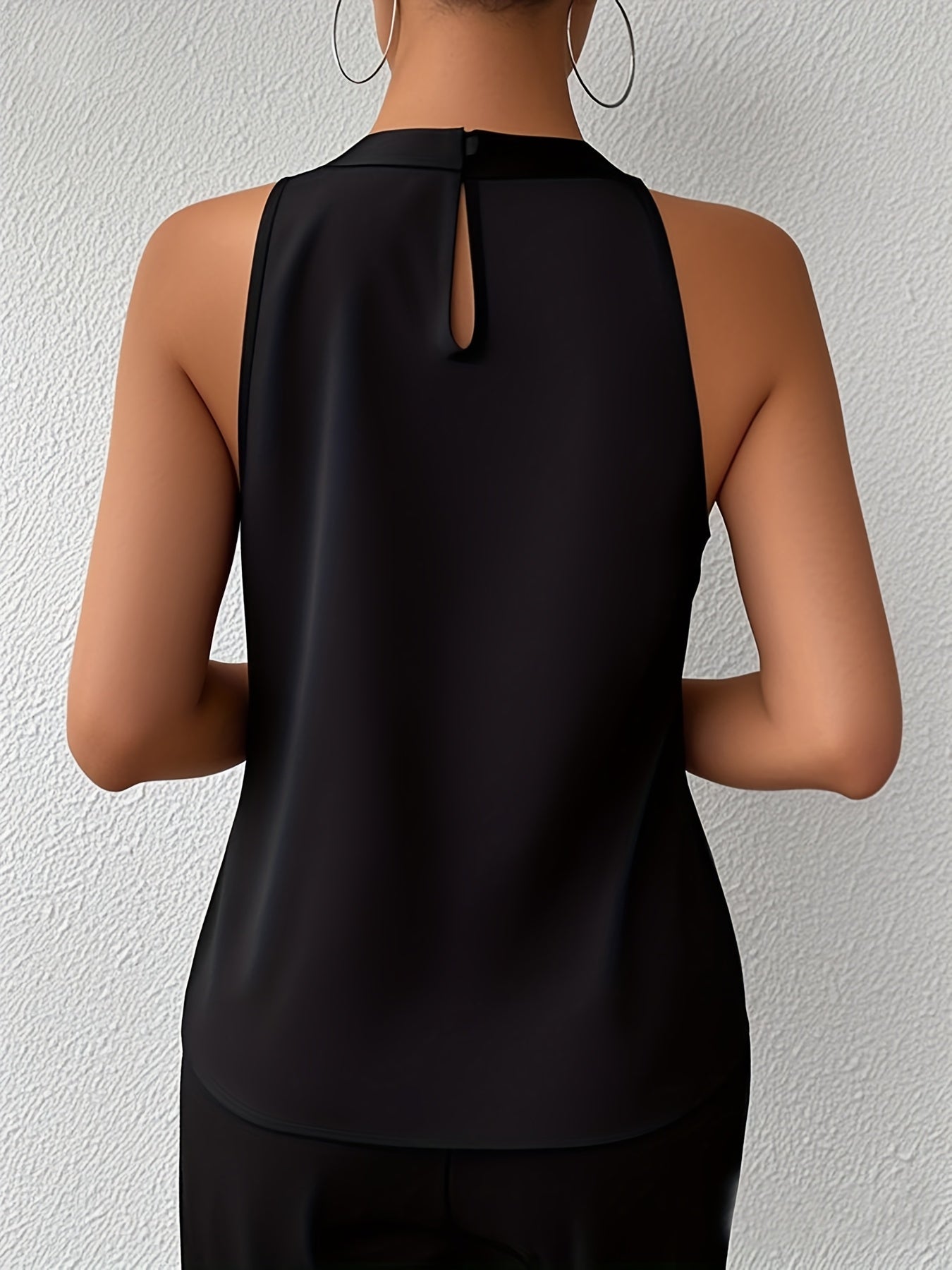 Talia | Satin Halter Blouse