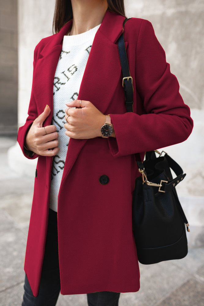 Talia | Elegant Lapel Coat