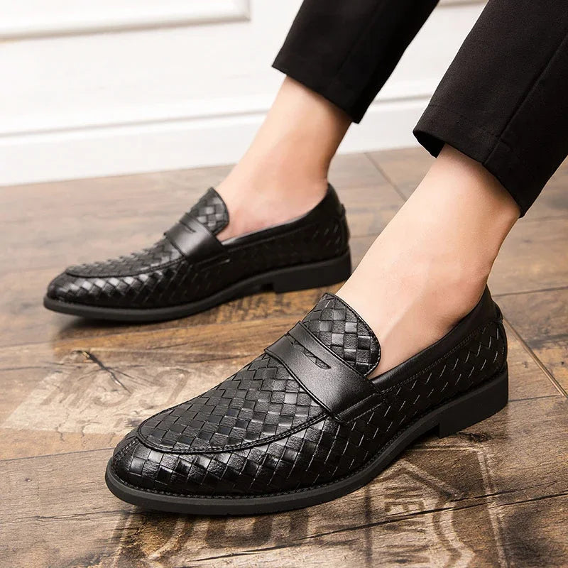 Talia | Verona Braided Leather Loafer