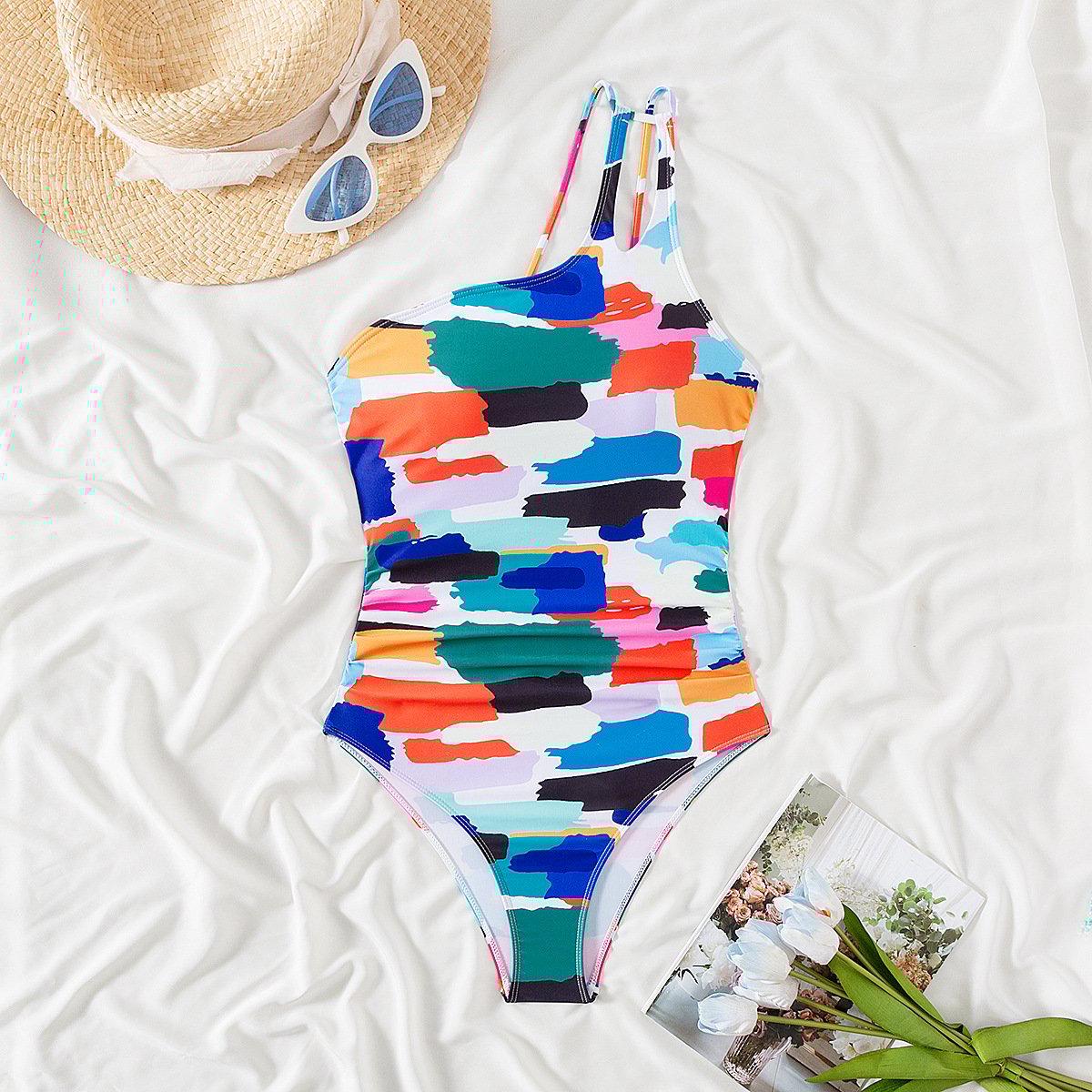 Talia | One Shoulder One Piece Swimsuit