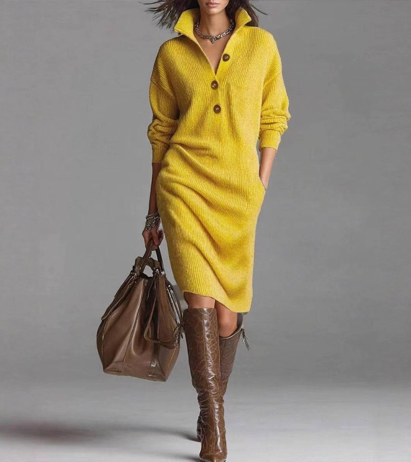Arden Lane | Warm Knitted Dress, Elegant and Comfortable