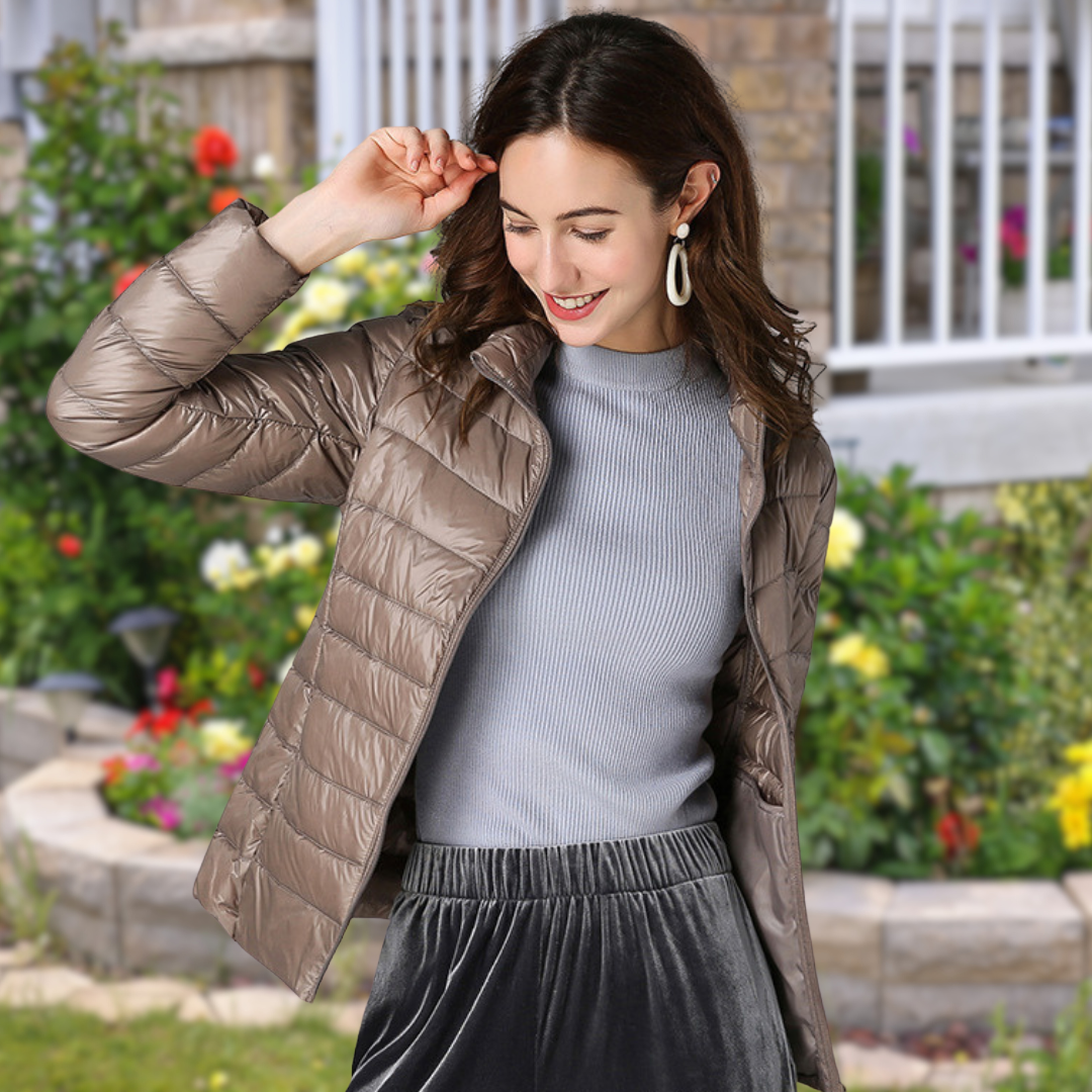 Talia | White Down Waterproof Jacket