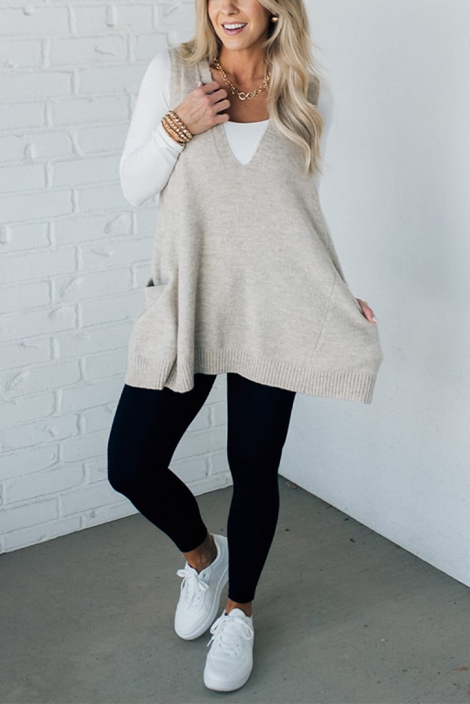 Talia | Cozy Pocket Sweater Vest