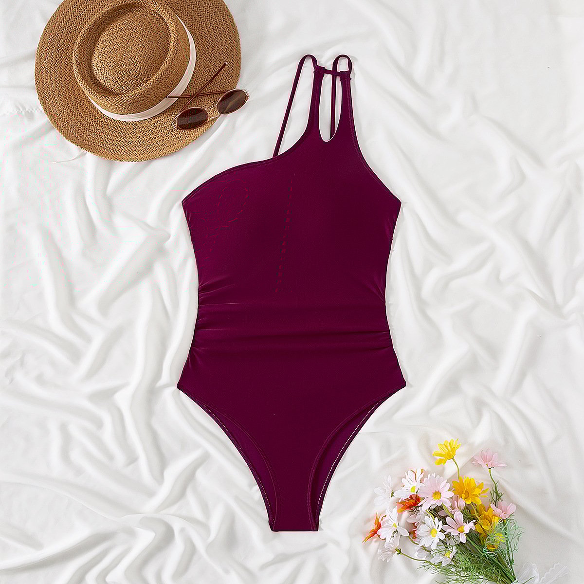 Talia | One Shoulder One Piece Swimsuit