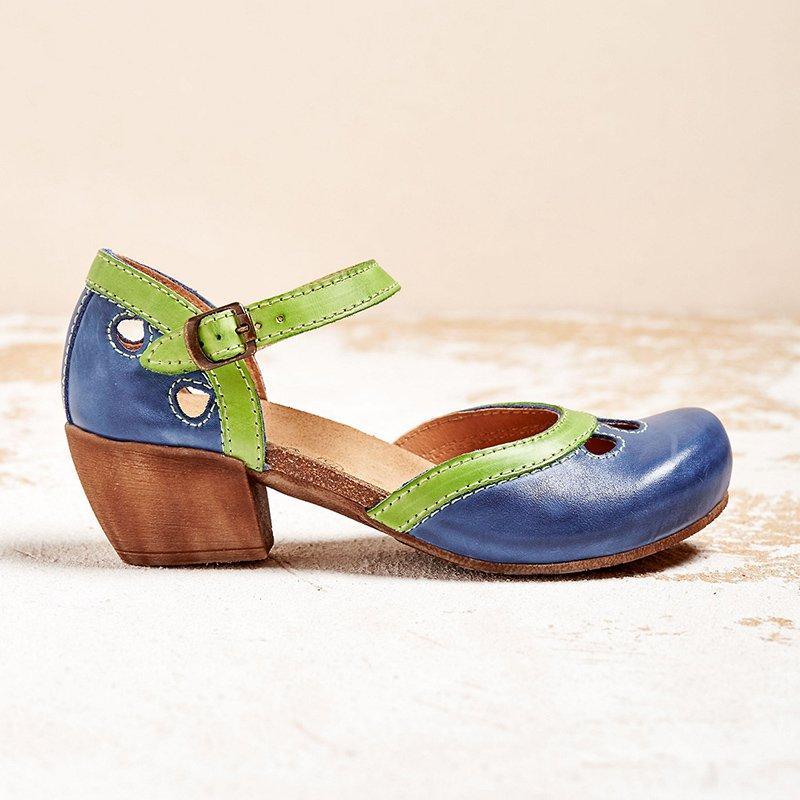 Talia | Comfortable Low-Heel Sandals