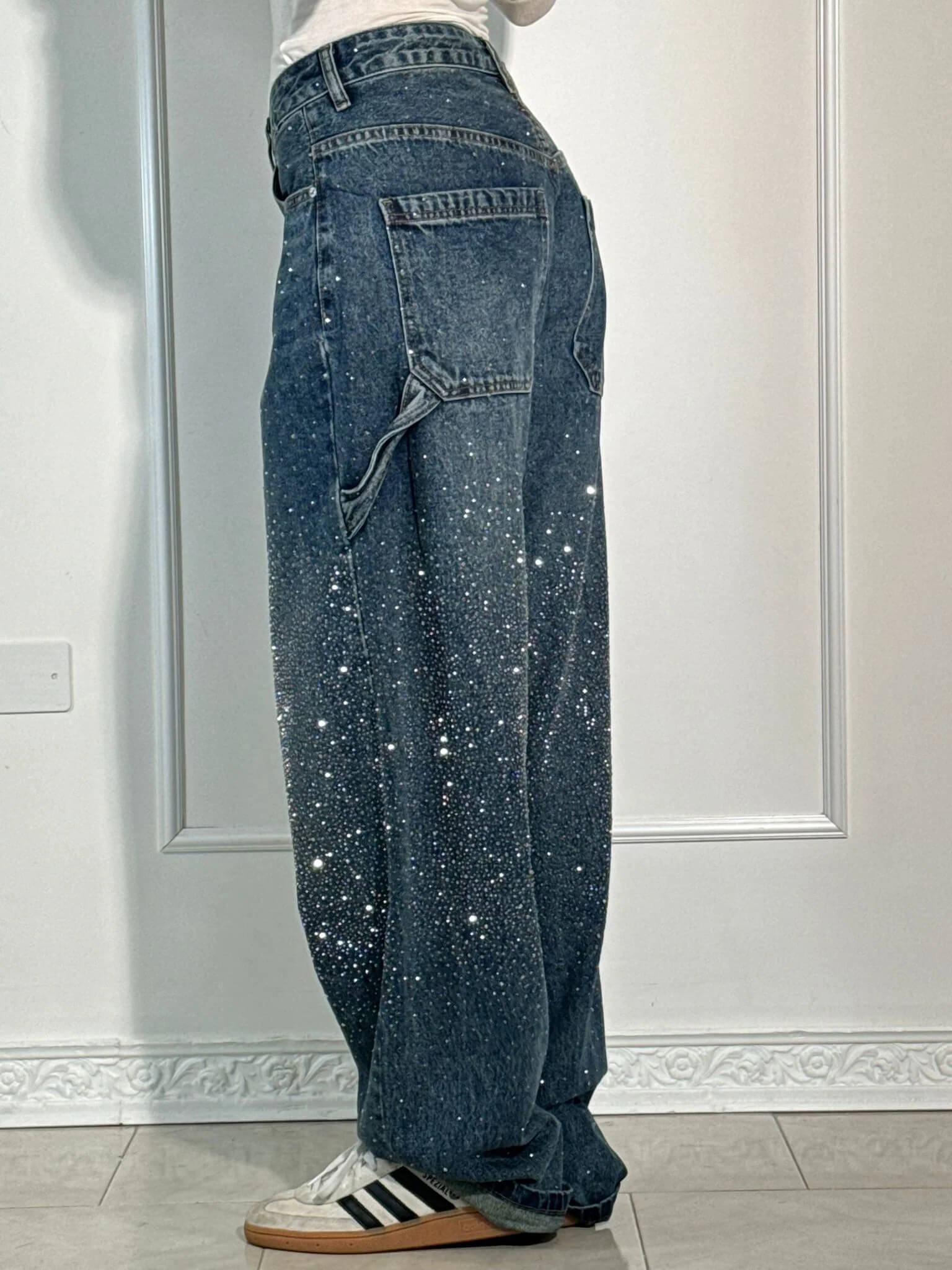 Talia | High-Waist Glitter Jeans