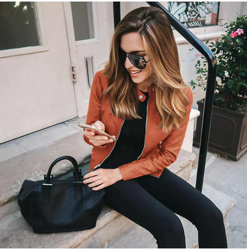 Talia | Italian Leather Jacket