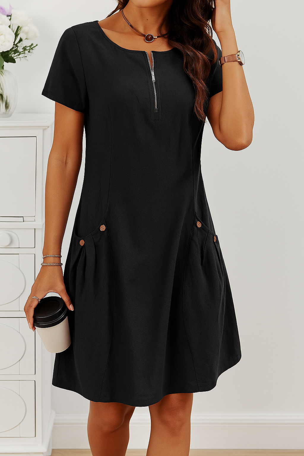Talia | Elegant Dress with Pockets
