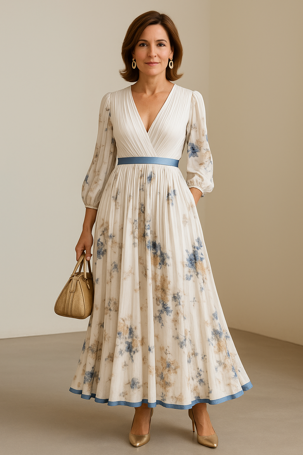 Talia | Elegant Floral Maxi Dress