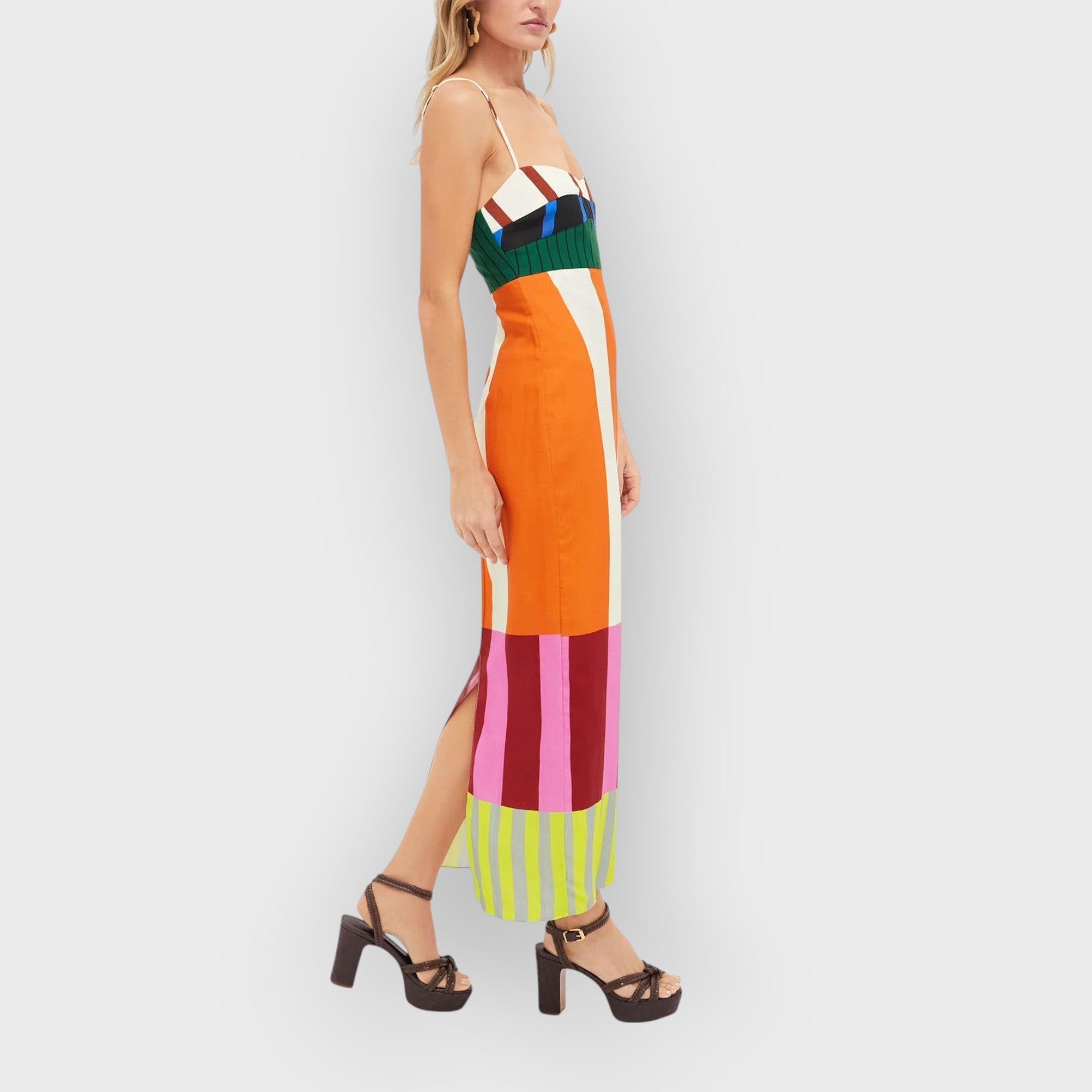 Talia | Kaelin Bengal Multi Paloma Maxi Dress