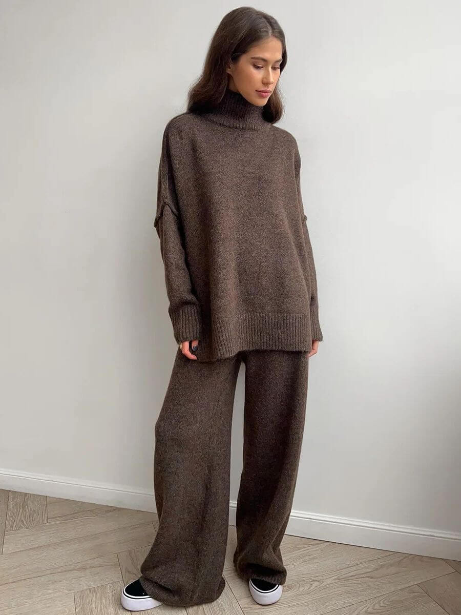 Talia | Turtleneck Knit Set