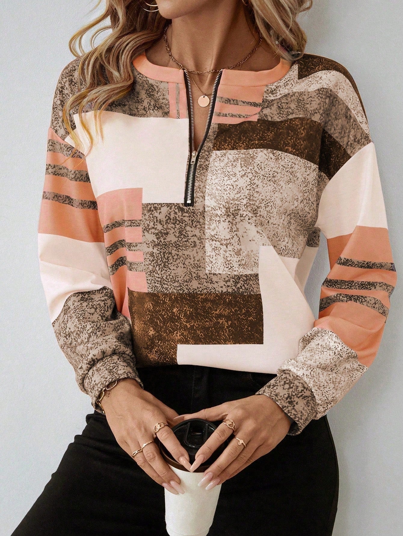 Talia | Chic Vintage Sweatshirt