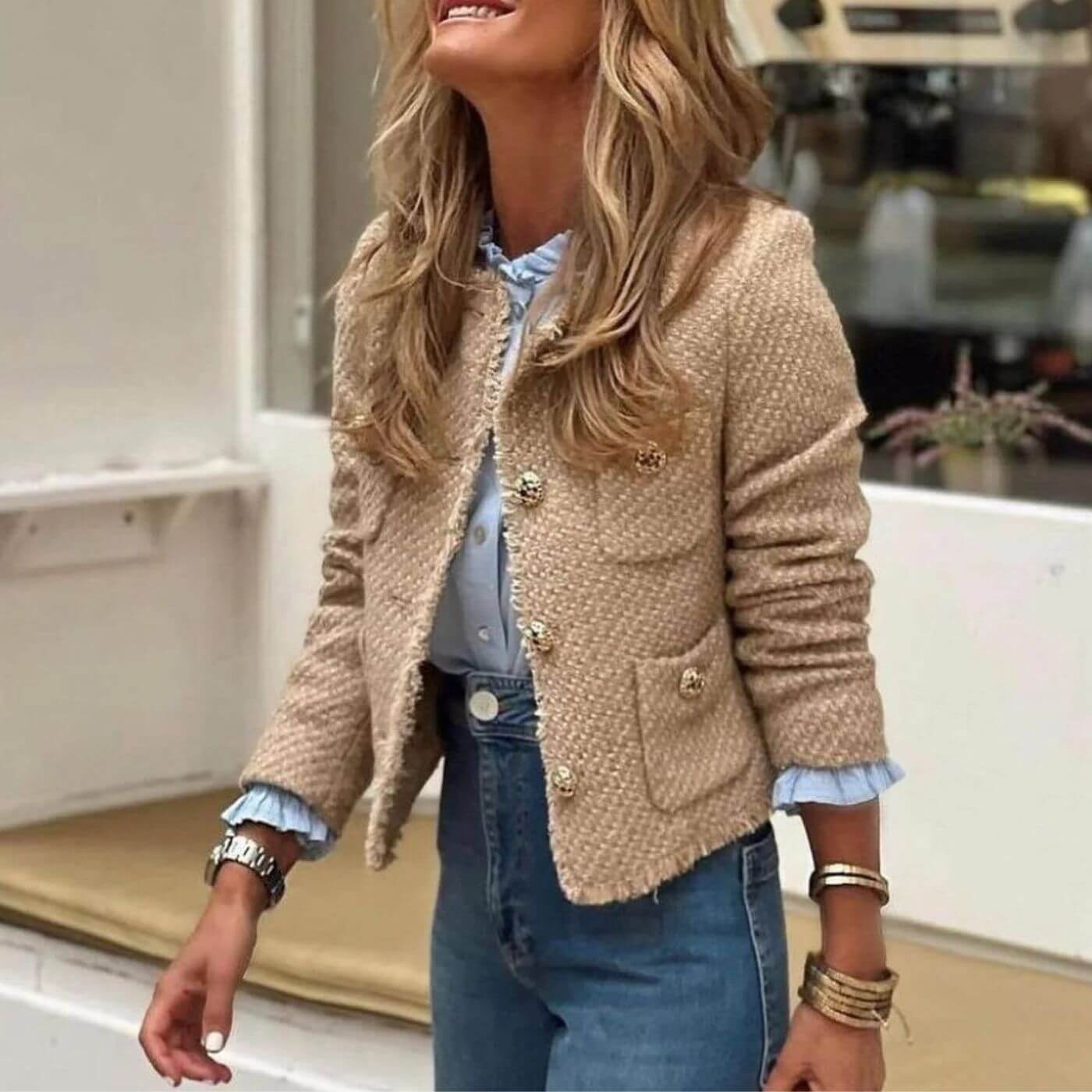 Talia | Tailored Tweed Jacket