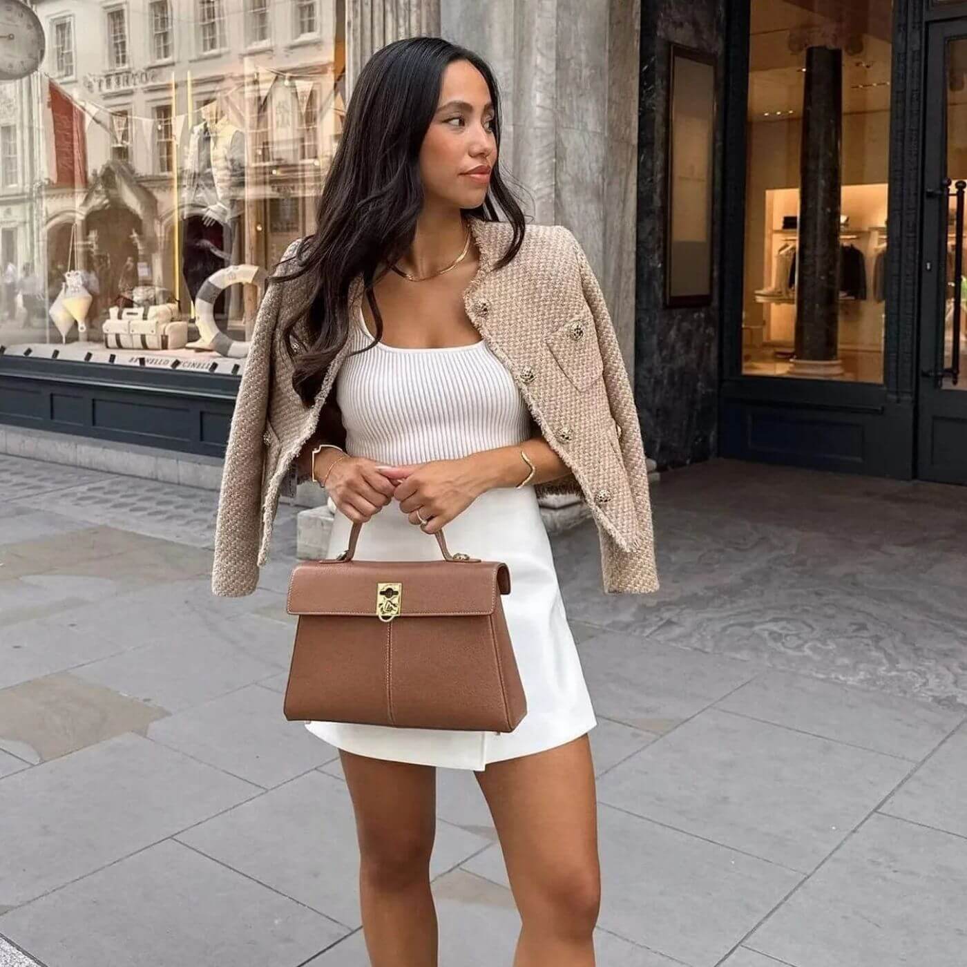 Talia | Tailored Tweed Jacket