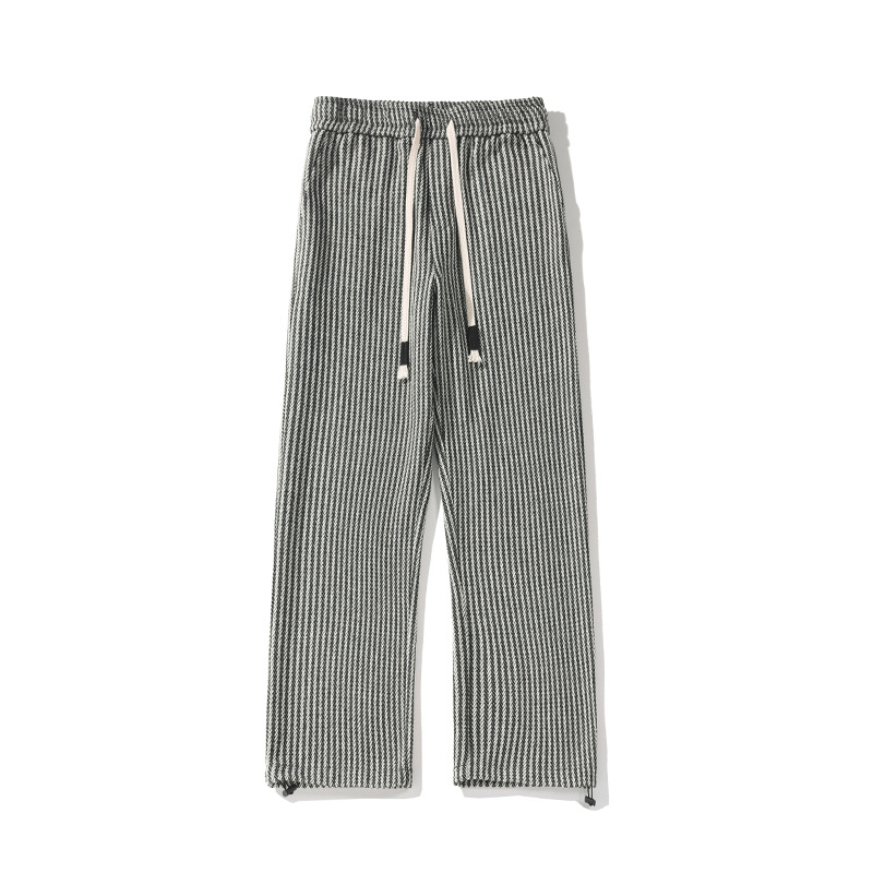 Talia | Modern Herringbone Relaxed Sweatpants