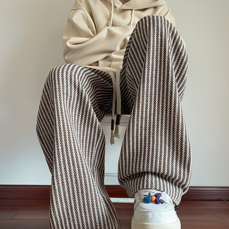 Talia | Modern Herringbone Relaxed Sweatpants