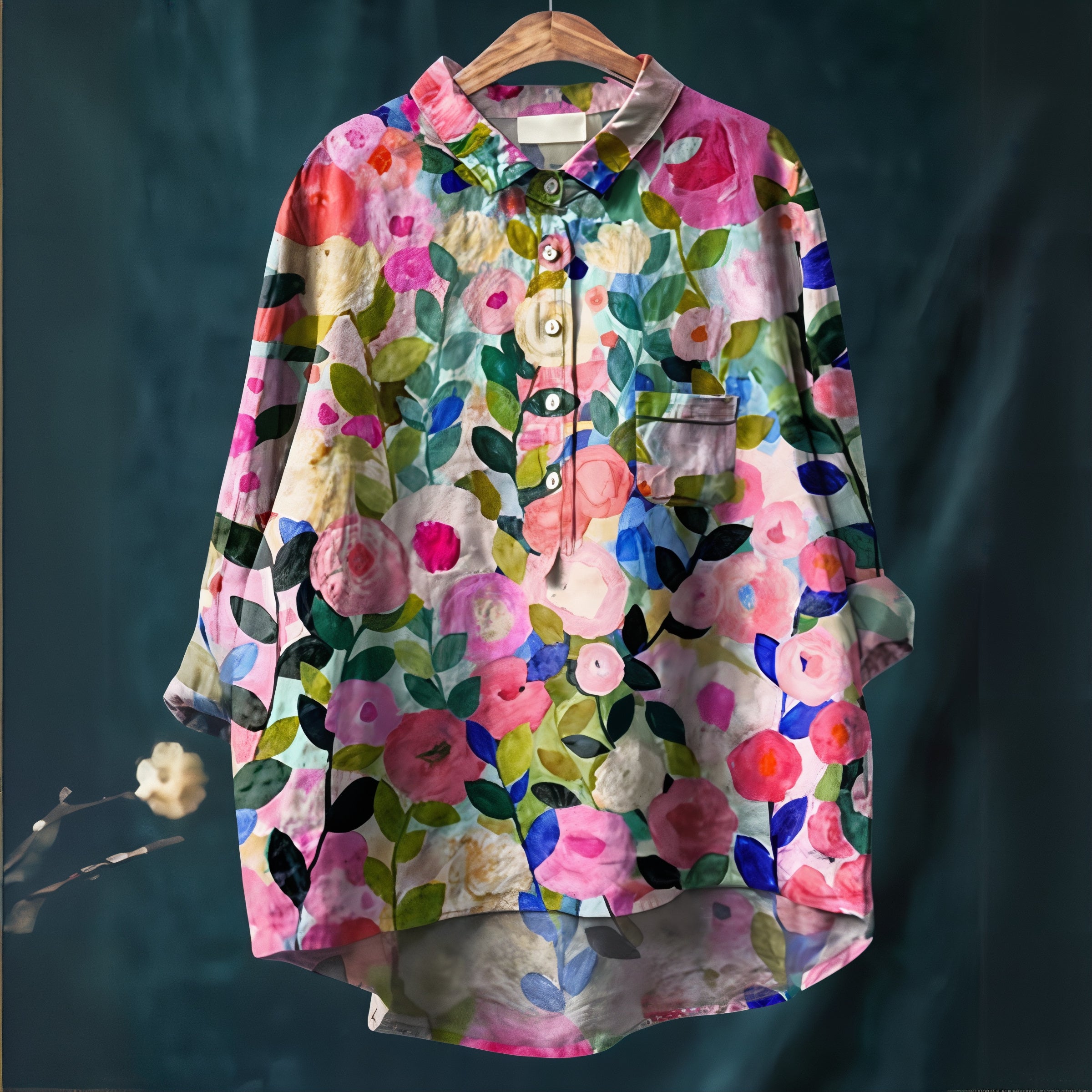 Talia | Blouse with Romantic Floral Print