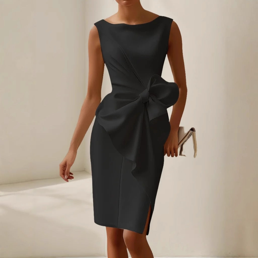 Talia | Elegant Bow-Tie Dress