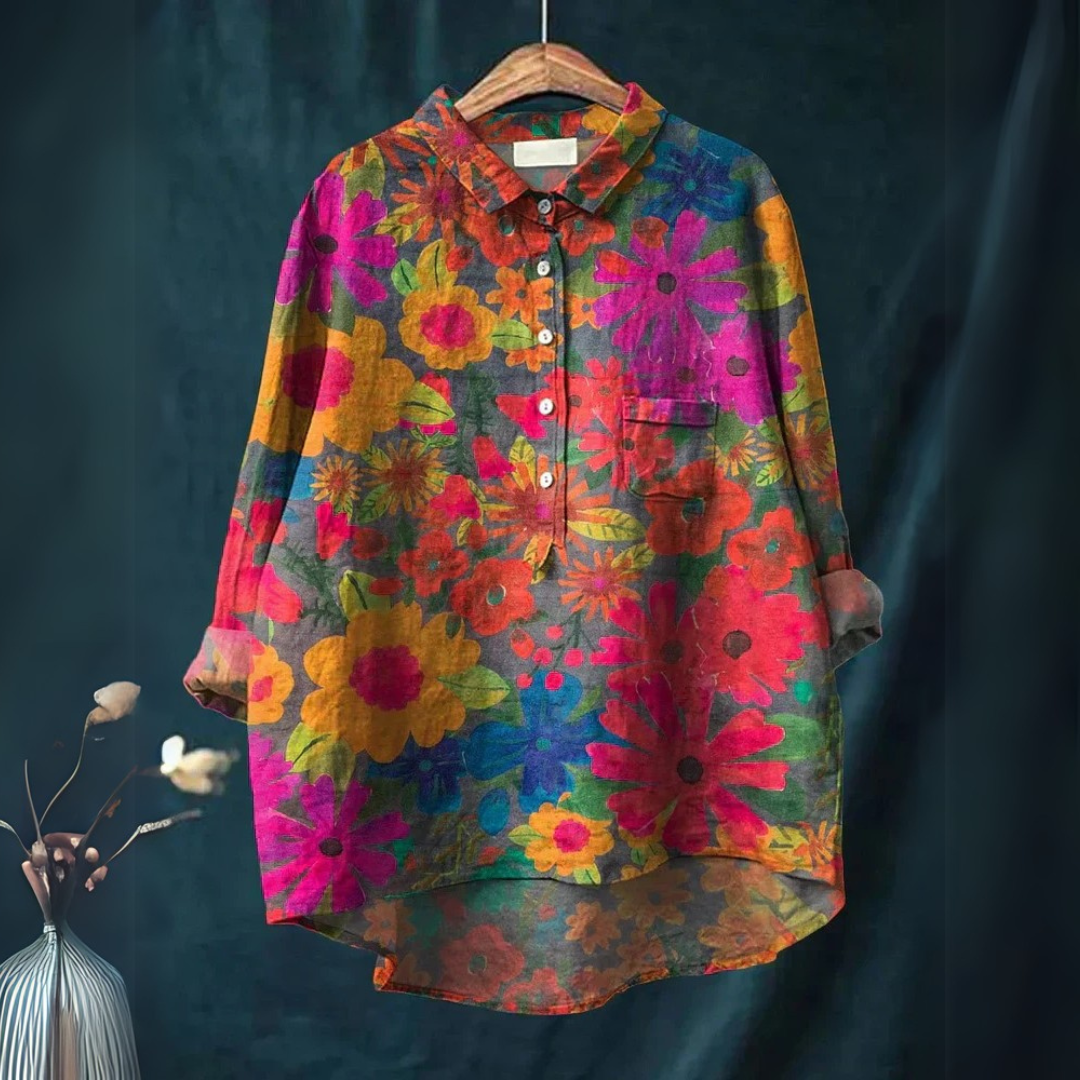 Talia | Plant Print Tee