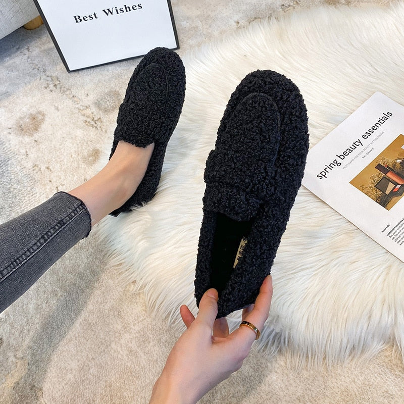 Talia | Plush Flat Shoes