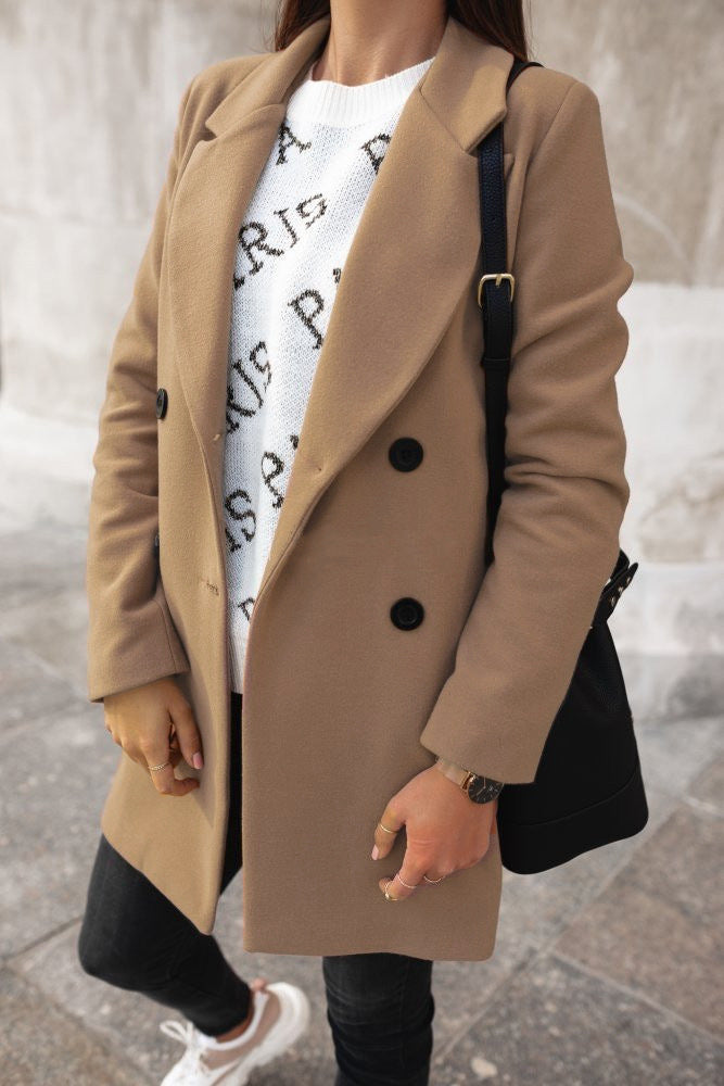 Talia | Elegant Lapel Coat