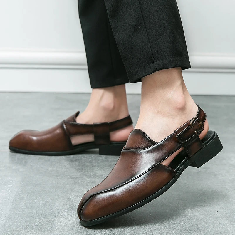 Talia | Cambridge Leather Cutout Loafers