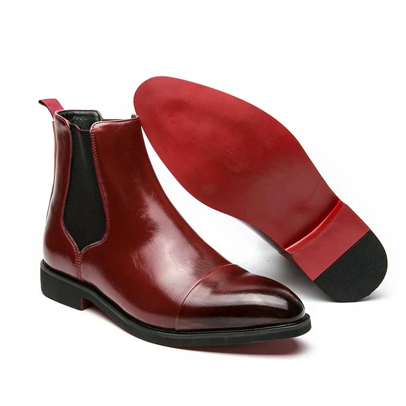 Talia | Giovanni Rossi Leather Chelsea Boots
