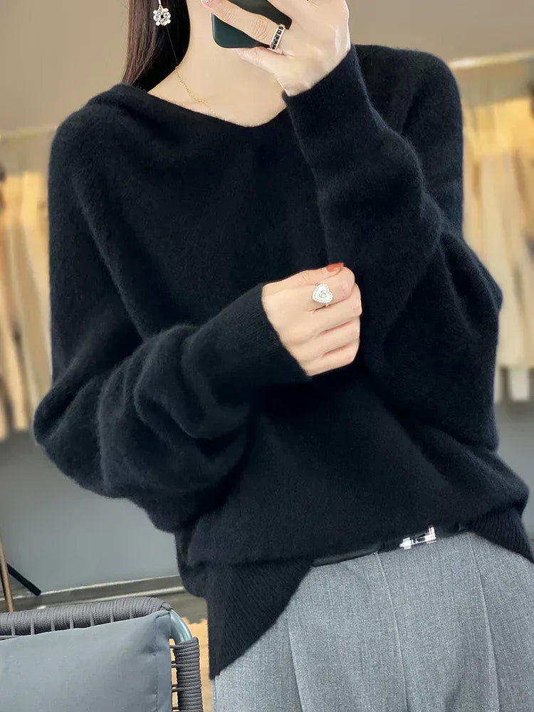 Talia | Soft Hooded Sweater