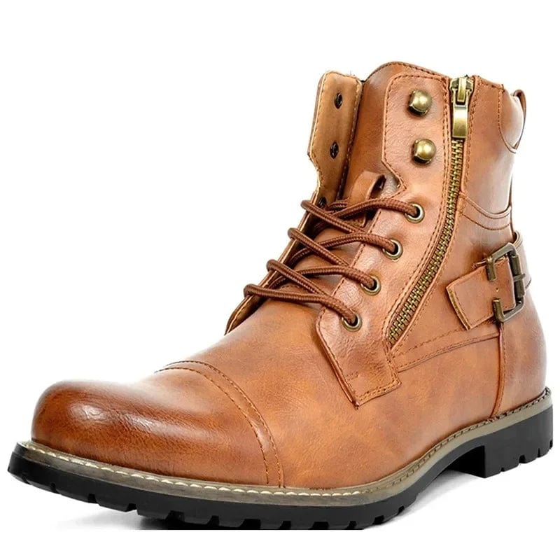 Talia | Rugged Elegance Leather Boots