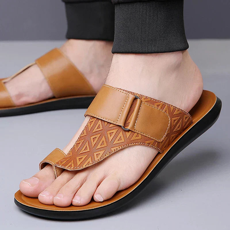 Talia | Minimalist Genuine Leather Strap Sandals
