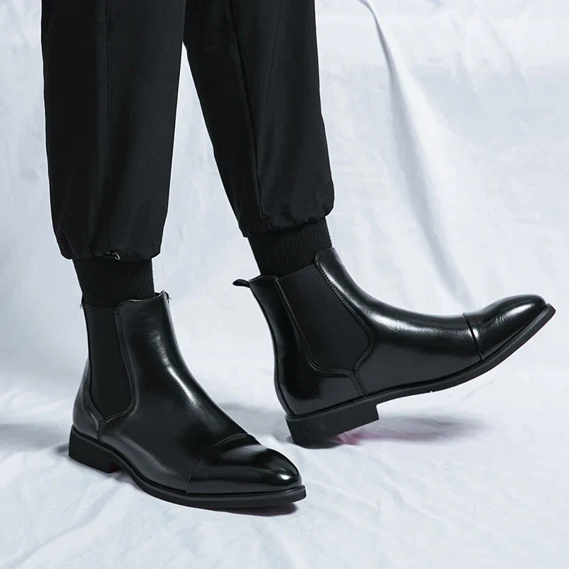 Talia | Giovanni Rossi Leather Chelsea Boots
