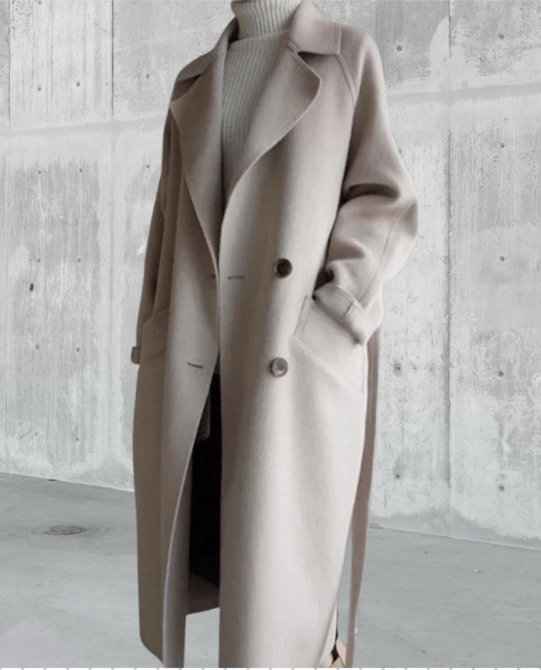 Talia | Longline Wool Coat