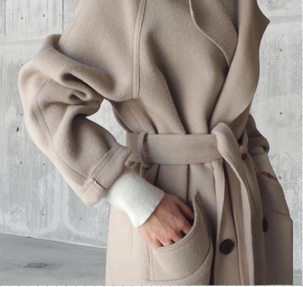 Talia | Longline Wool Coat