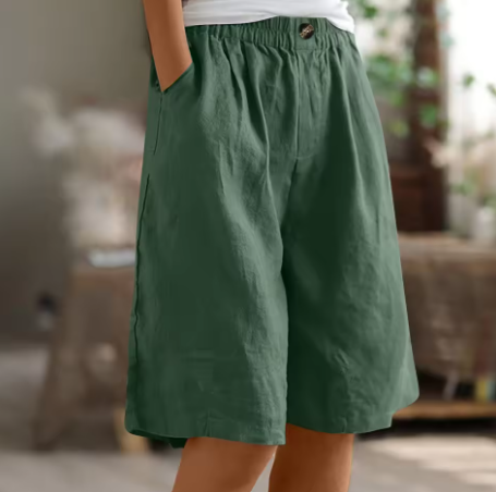 Talia | Linen Comfort Relaxed Shorts